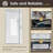 Dazzle Rectangular Anti-Fog Dimmable Modern Bathroom/Vanity LED Lighted Wall Mirror in Aluminum Framed-109539952-109539956