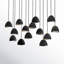 Lustre géométrique unique à 14 lumières Cotter-935021915