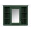 Armoire de salle de bain murale 35 po x 27,5 po - Miroir moderne avec espace de rangement supplémentaire-1953670126