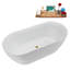 Baignoire autoportante 67 "avec drain interne Streamline-102217286