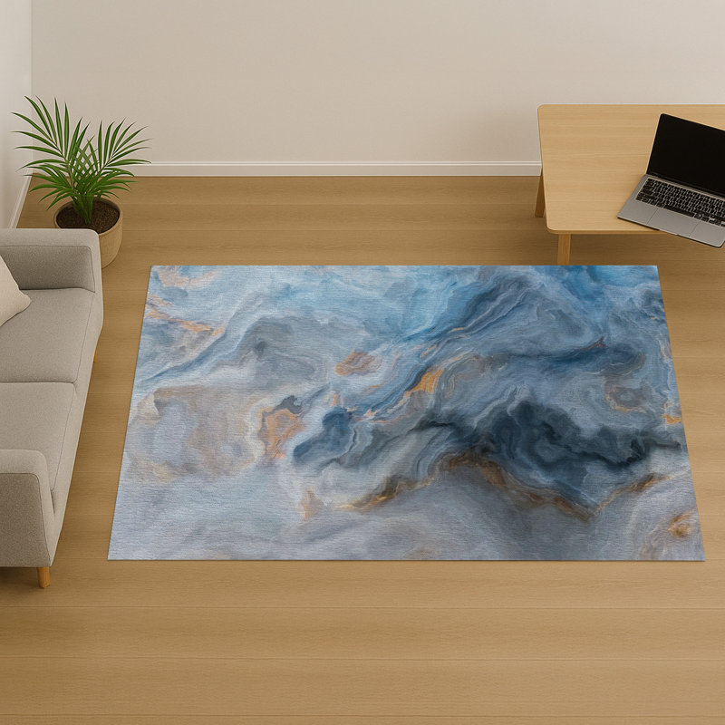 Abstract Area Rug, Rectangle 140 x 200 cm