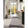 Solid Colour Machine Woven Brown Area Rug