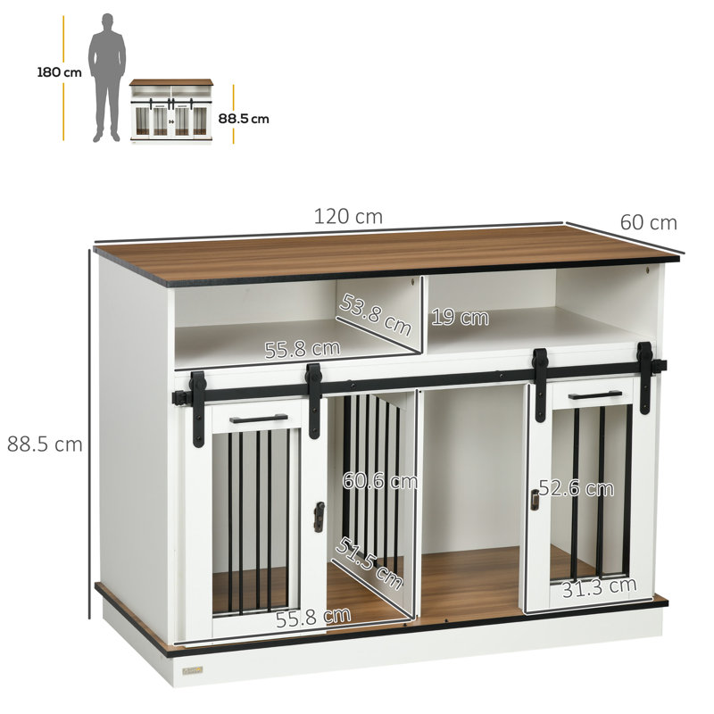 Furniture Style Crate with 2 Doors