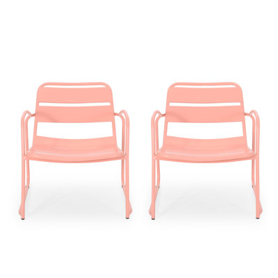 Coral Chair With Metal Frame, 27.07" W X 25.21" D 25.94" H Structure, H, Modern