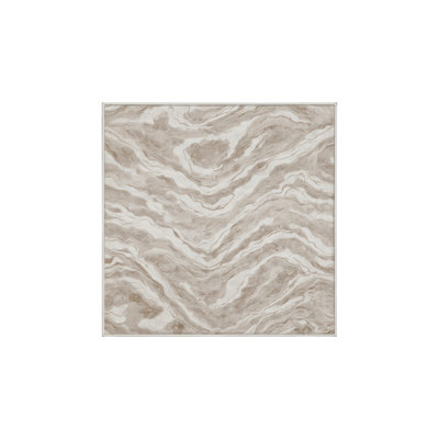 Machine Washable Beige Area Rug