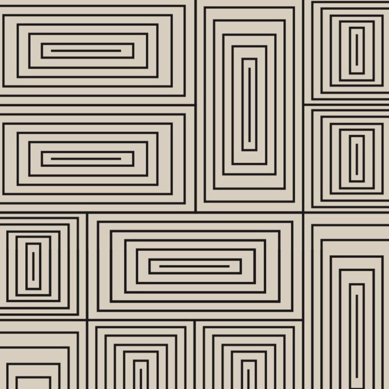 Nia 10' L x 25" W Wallpaper Roll, Taupe, Non-pasted, Faux Grasscloth