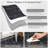 10 x 13 ft Polyester Black Rectangular Machine Washable Geometric Bordered Living Room Bedroom Dining Room Machine Washable Area Rug-850232969-850232965