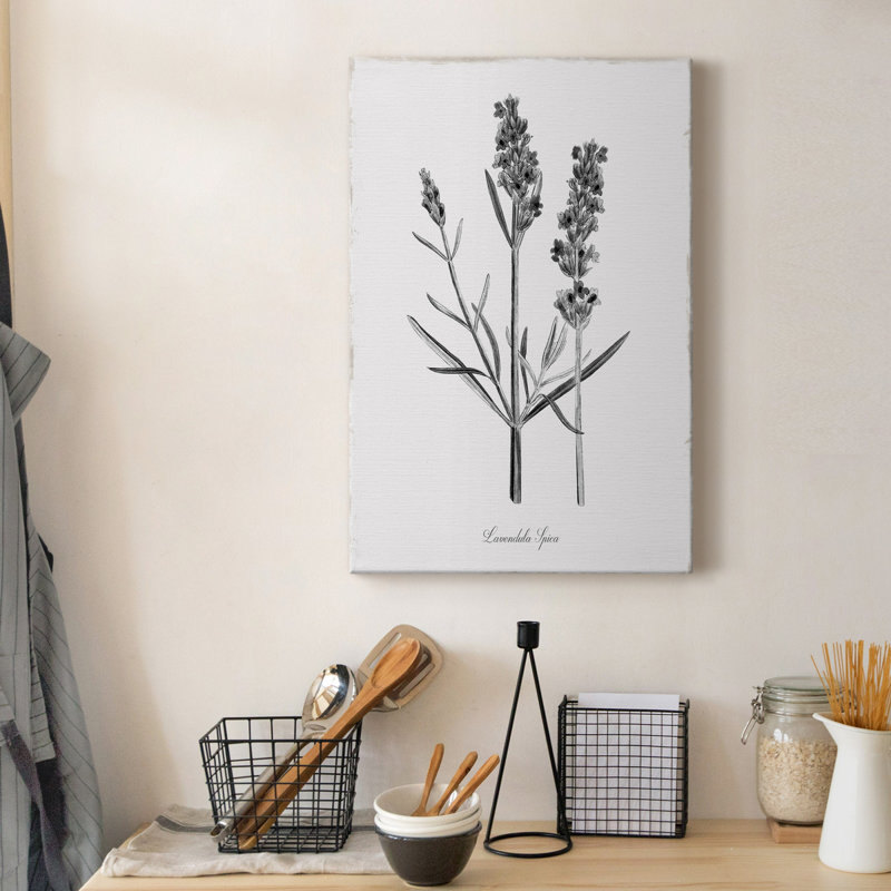 Simplement lavande - impression sur toile tendue, H 36 po x l 24 po x P 1 po