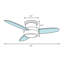 Ventilateur de plafond tropical Sabal