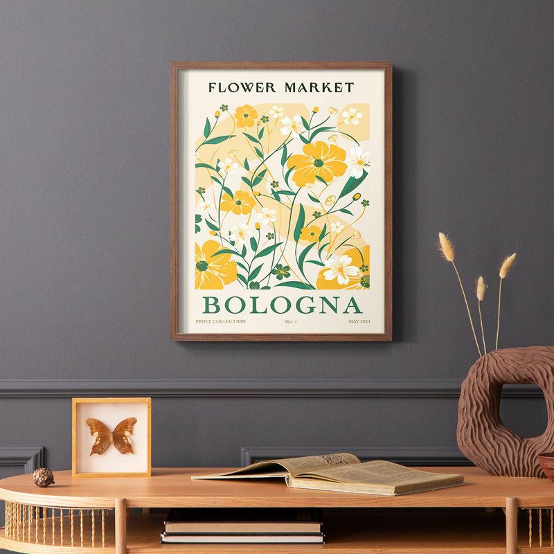 Matisse III, reproduction encadrée - bois massif, H 14 po x l 11 po, Brun