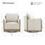 Zenda Upholstered Swivel Accent Chair-668228826-668228805