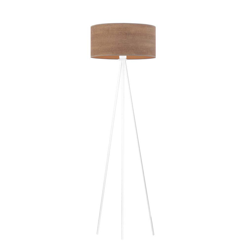 Chatham 157cm Tripod Floor Lamp, Brown, White