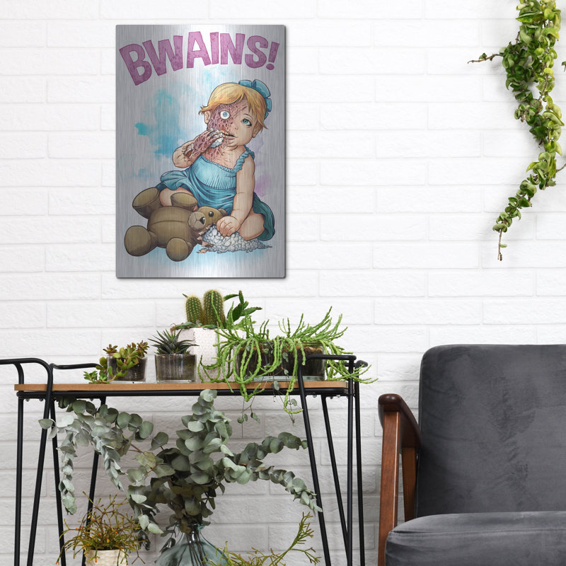 "Bwains DBH" par Flyland Designs, H 16 po x l 12 po