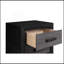 Table de chevet gris et noir SOLUTO