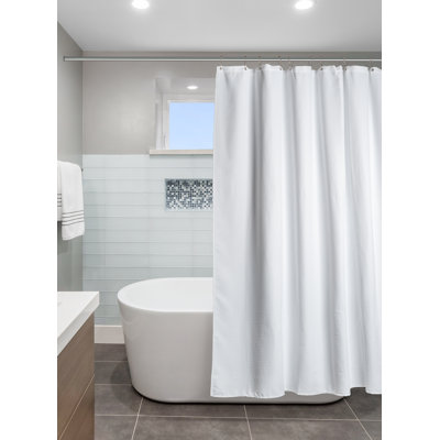 Waffle Single Shower Curtain