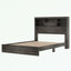 Ensemble de chambre à coucher 4 pièces avec lit grand, 2 tables de chevet avec 2 tiroirs et 1 commode-1485353527