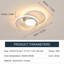 2-Light 40cm Oval LED Ceiling Light-1230768311