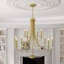 Lustre à 12 lumières à intensité variable certifié UL-417696698
