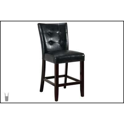 Ensemble de salle à manger 6 pièces à hauteur de comptoir contemporain avec plateau en faux marbre, rangement et sièges capitonnés pour des repas élégants