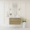 Meuble-lavabo mural flottant 36 po avec lavabo et rangement 36 po