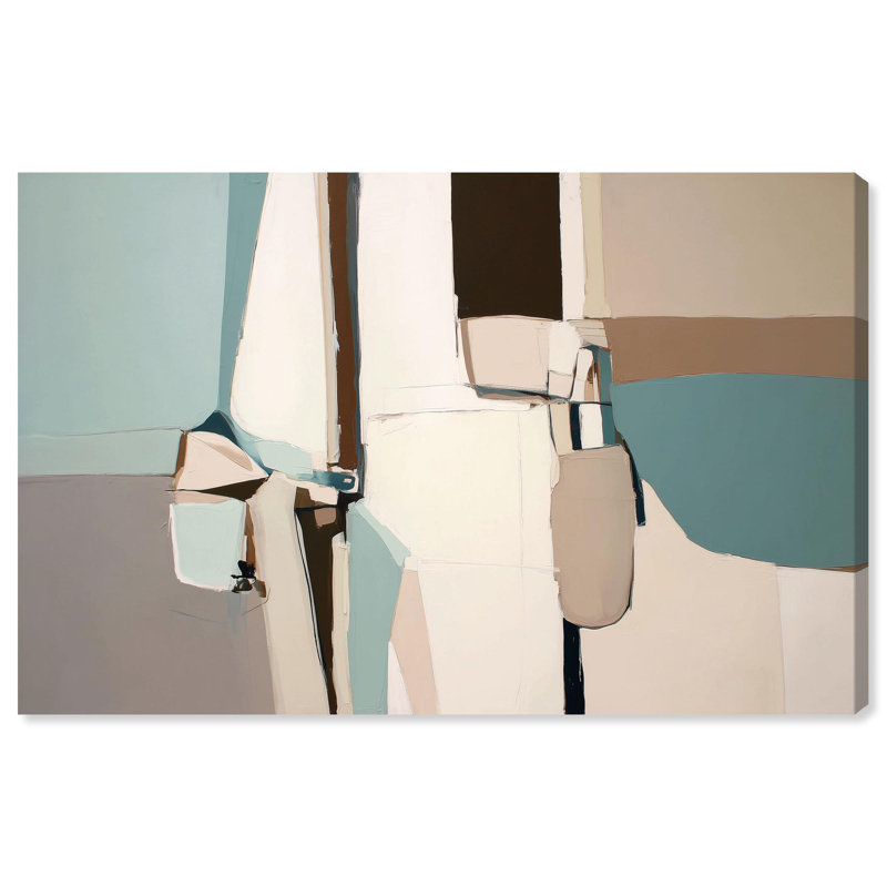 «Harmony of Neutrals II Boho», reproduction d'art sur toile par Art Remedy, H 15 po x l 10 po, Toile tendue avec châssis