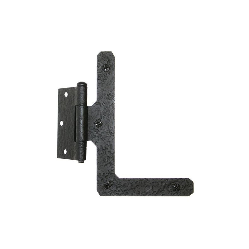 7" L Half Surface Hinge, Pair