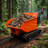 1100 lbs Loading Capacity Track Barrow with Hydraulic Assist, Gas Powered, Briggs XR1450,306cc 10HP, 3F+1R Gearbox