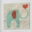 Ada's Elephant' Print on Wrapped Canvas-96605276