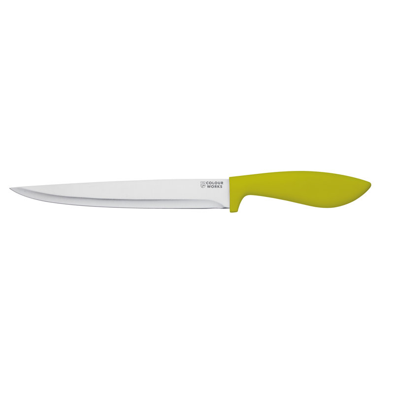 Colourworks Brights 5 Piece Stainless Steel Knife Block Set