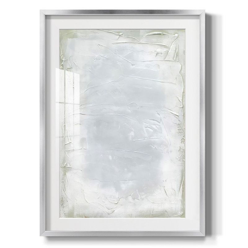 Subtle Transitions I - Impression encadrée, H 28,5 po x l 20,5 po, Argent argent
