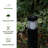 Low Voltage Solar Powered Integrated LED Black Pathway Light Pack
