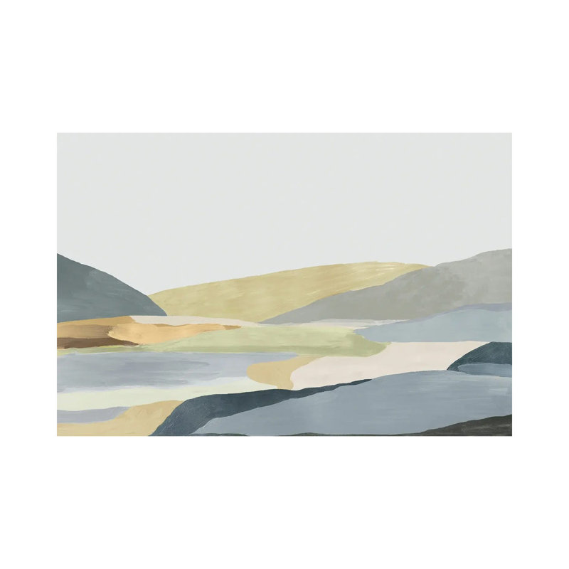 Warm Hills II by Tom Reeves - Wrapped Canvas Painting, 101.6 cm H x 66.04 cm W x 3.175 cm D