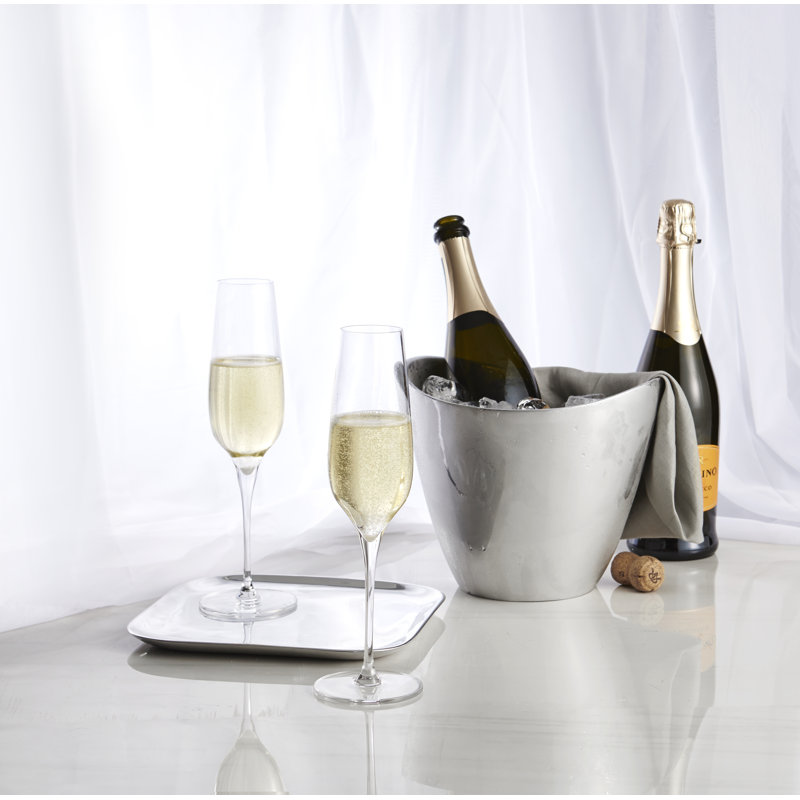 Nambe Vie Champagne Flutes