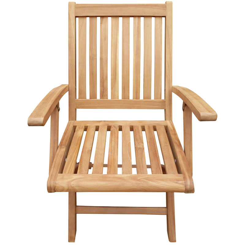Kristopher Folding Teak Patio Dining Chair