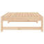 Repose-pieds de patio en bois massif 47,2 po x 31,5 po Ophelia & Co.