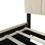 Lit plateforme tapissier en velours-672278611