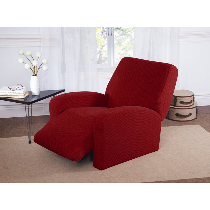 Housse pour fauteuil inclinable à coussins carrés, Brique