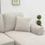 Ensemble de canapé modulaire en tissu 7 places avec 3 coussins inclus pour le salon et l’appartement-2076513800