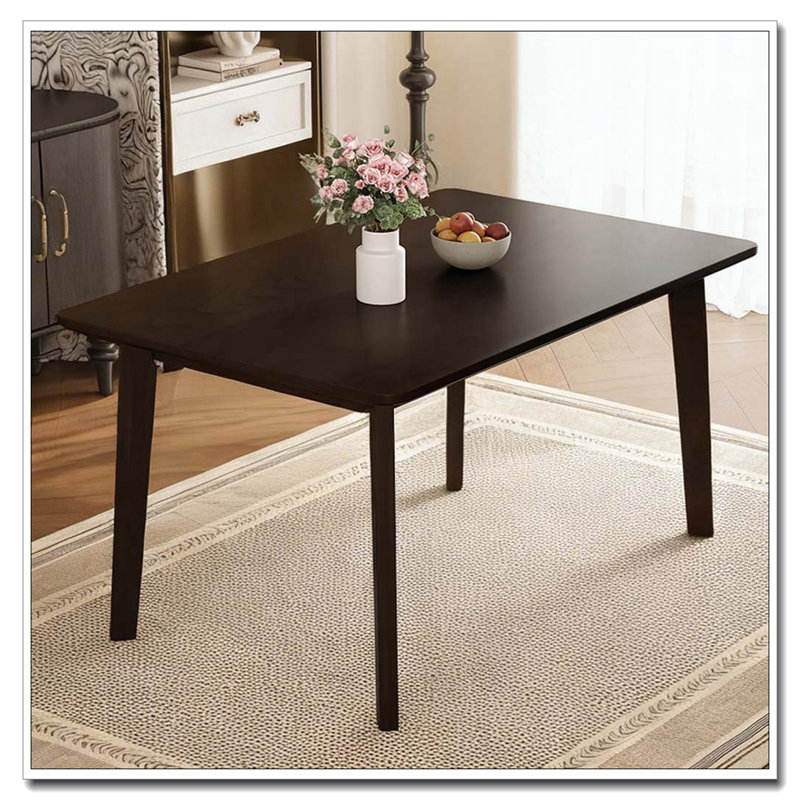 Table de salle à manger rustique, Espresso