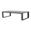 Three & Rectangular Coffee Table, Grey Cushions, Aluminum Stylish And Soft Cushion, Stable Frame