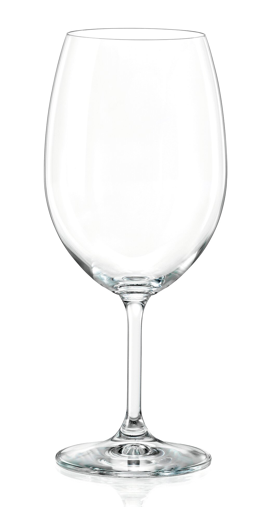 Buy Wide Wine Glass Crystal Clear Wine Glass (Pack Of 6) 540 ML