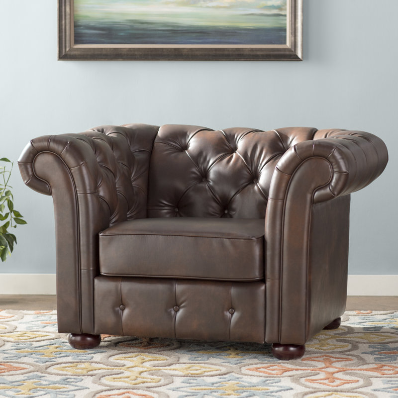 Fauteuil Chesterfield Huskins 45,5 po