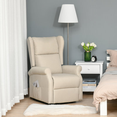 Sison Power Lift Chair Fabric Recliner Armchair w/ Remote