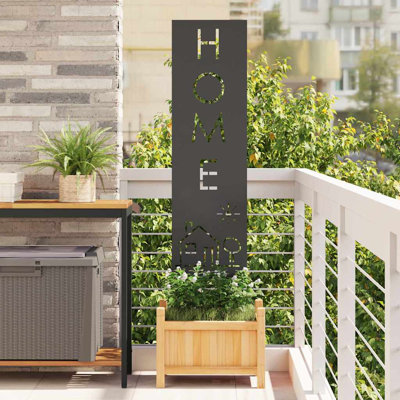  Garden Privacy Screen Anthracite 32 X 140 Cm Cold-Rolled Steel