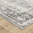 Strouth Machine Washable Performance Charcoal-Gray/Ivory Rug Mat-1128733540