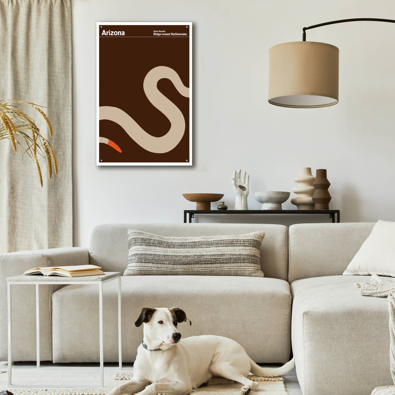 "State Posters AZ" par Print Collection, H 36 po x l 24 po x P 0,2 po