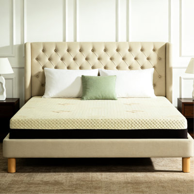Queen Mattress 12-inch: Copper Ion Air Layer For Odor - Sleep, 7 Relief Legs, Airflow Structure, Cover With Coffee Toned Base 12-inch Cooling Gel Foam Mattress: Infusion Night Long Coolness, System,