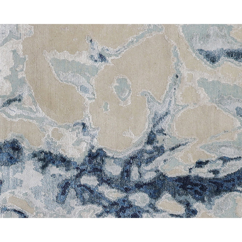 Handmade Wool Abstract Area Rug, Rectangle 10' x 14'