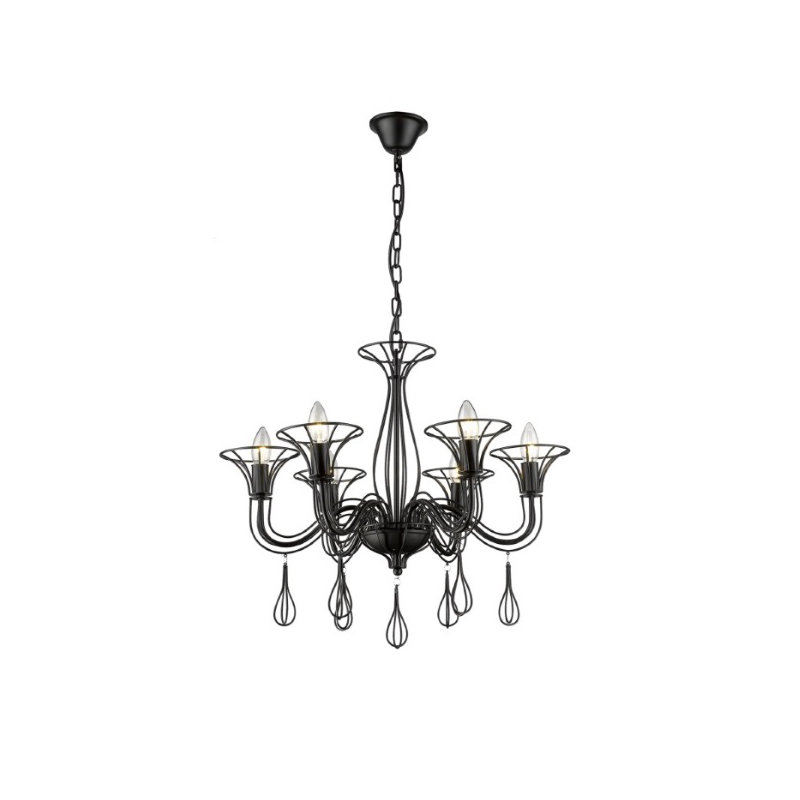 Ranger 6 - Light Candle Style Chandelier