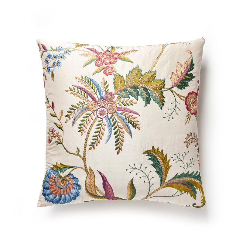 Oreiller The MET x The House of Scalamandre Seraphine, Bijou floral